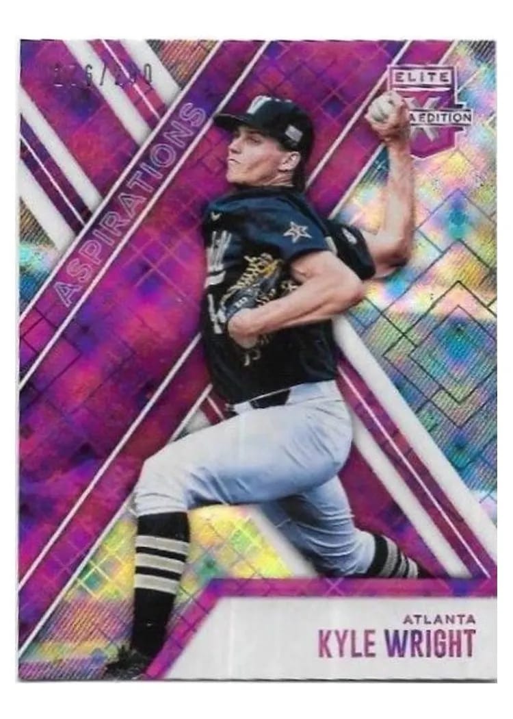 2017 Panini Elite Extra Edition Kyle Wright #5 card
