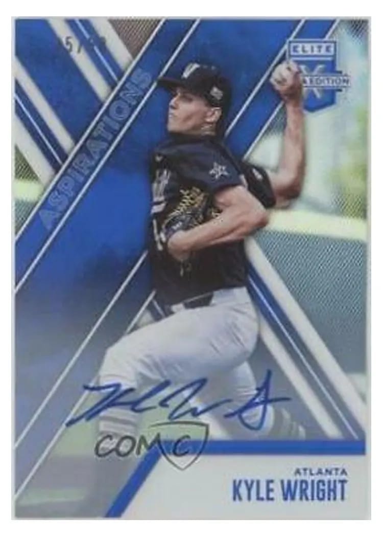 2017 Panini Elite Extra Edition Kyle Wright #5 card