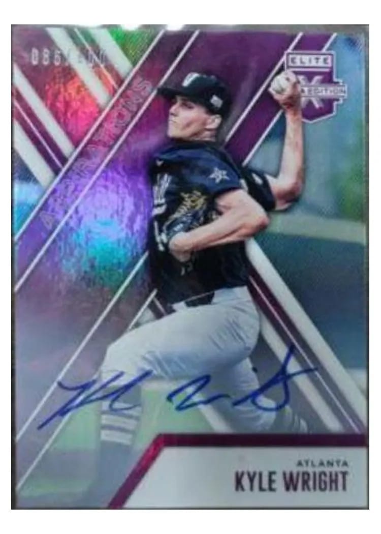 2017 Panini Elite Extra Edition Kyle Wright #5 card