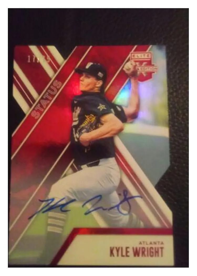 2017 Panini Elite Extra Edition Kyle Wright #5 card