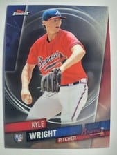 2019 Topps Finest Kyle Wright #87 card