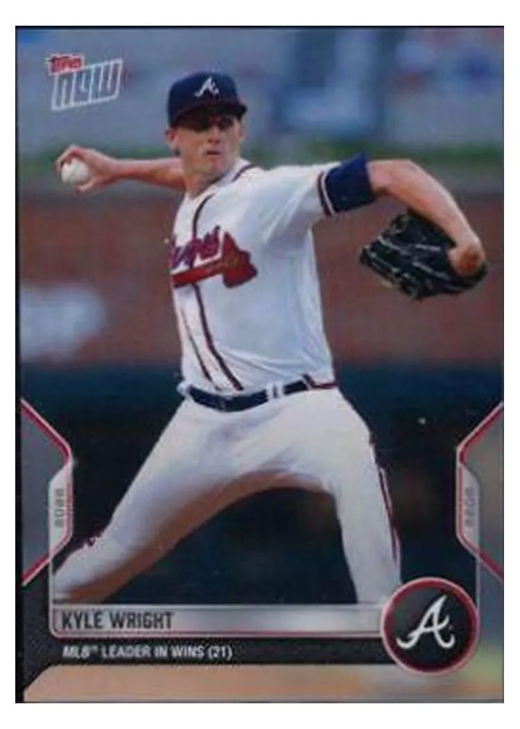 2022 Topps Now Kyle Wright #1035 card