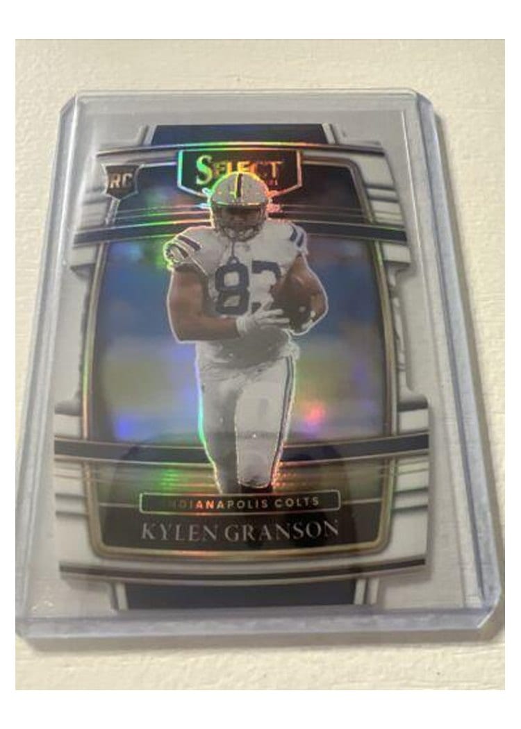 2021 Panini Select Base Set Kylen Granson White Die Cut #94 card