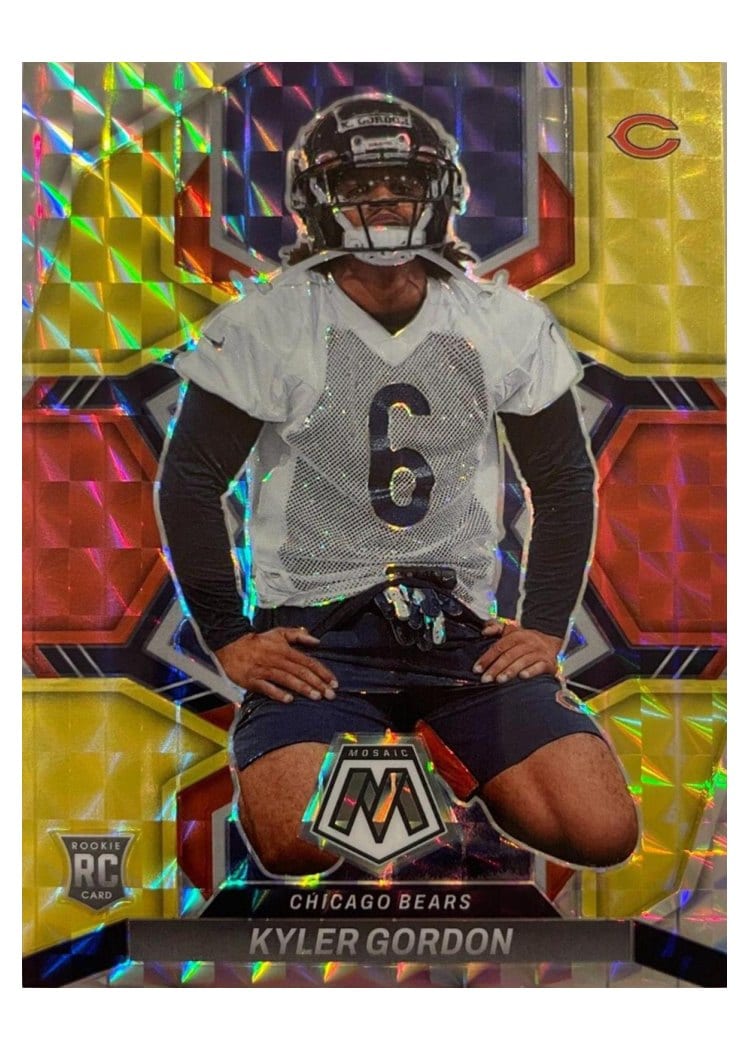 2022 Panini Mosaic Base Set Kyler Gordon #384 card