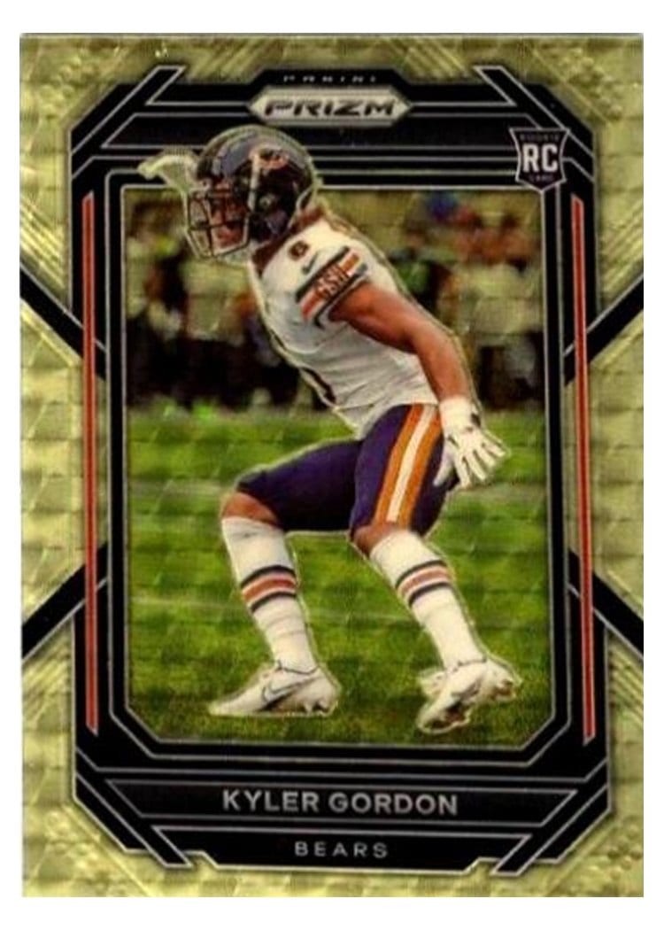 2022 Panini Prizm Base Set Kyler Gordon #385 card
