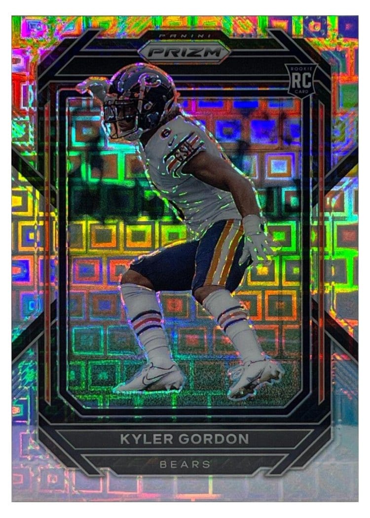 2022 Panini Prizm Base Set Kyler Gordon #385 card