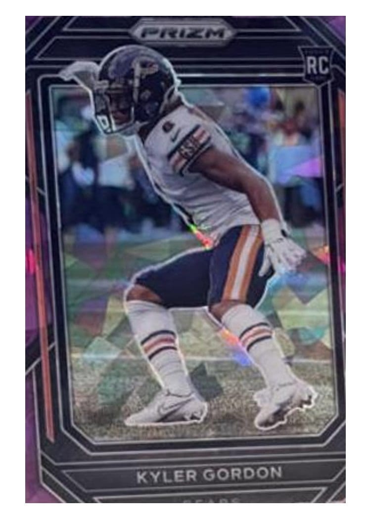 2022 Panini Prizm Base Set Kyler Gordon #385 card