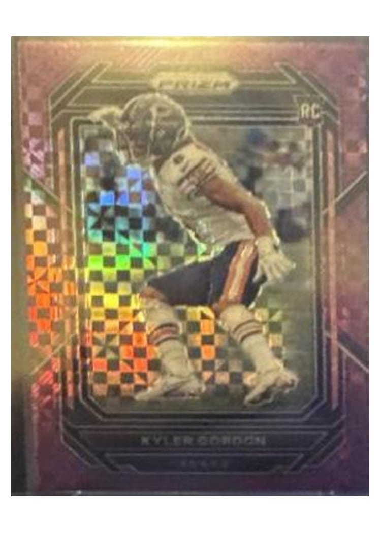 2022 Panini Prizm Base Set Kyler Gordon Purple Power #385 card