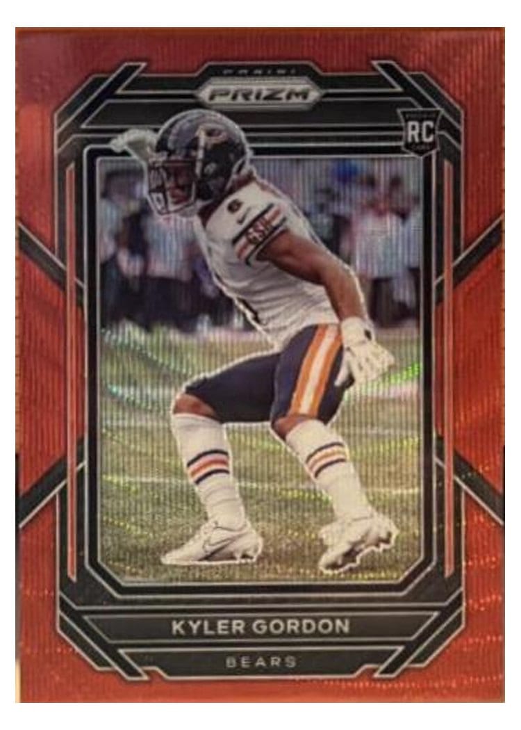 2022 Panini Prizm Base Set Kyler Gordon #385 card