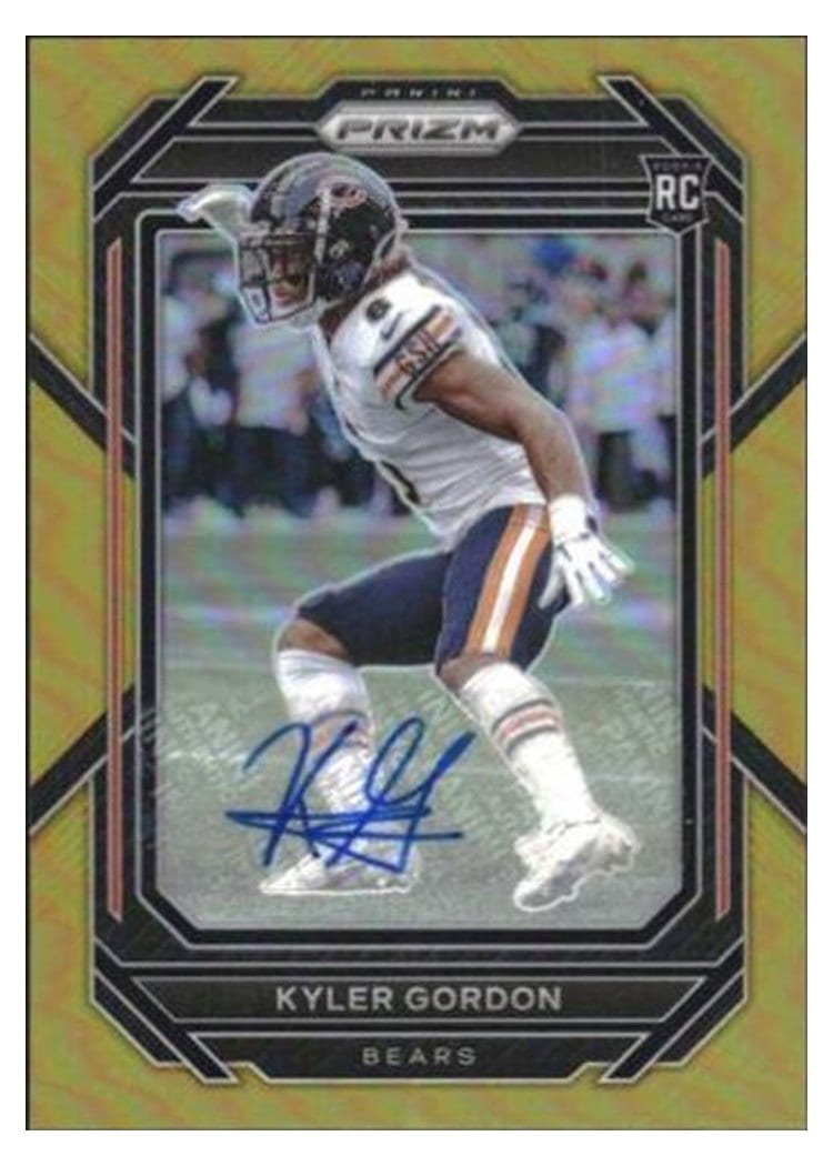 2022 Panini Prizm Base Set Kyler Gordon #385 card