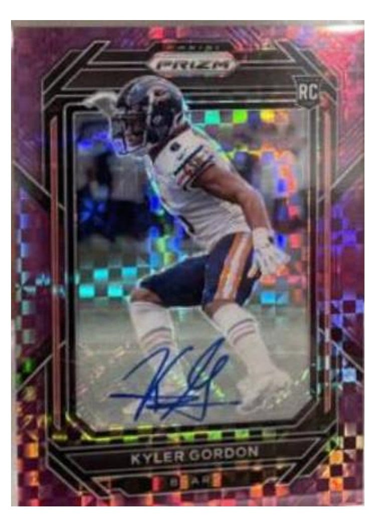 2022 Panini Prizm Base Set Kyler Gordon #385 card