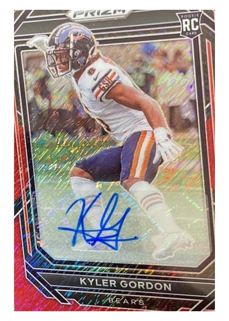 2022 Panini Prizm Base Set Kyler Gordon #385 card
