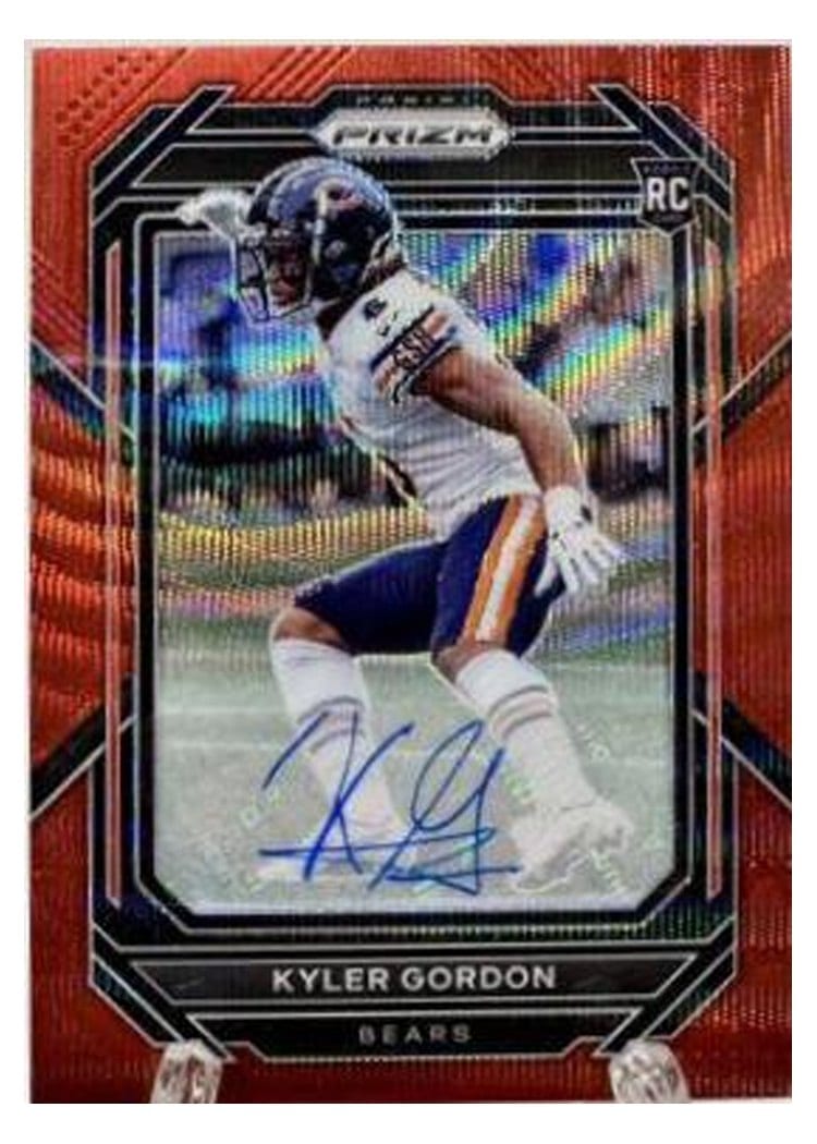 2022 Panini Prizm Base Set Kyler Gordon #385 card