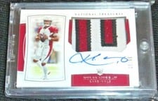 2019 Panini National Treasures Kyler Murray Patch Autograph #161 card