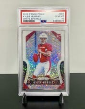 2019 Panini Prizm Kyler Murray White Sparkle Prizm #301 card