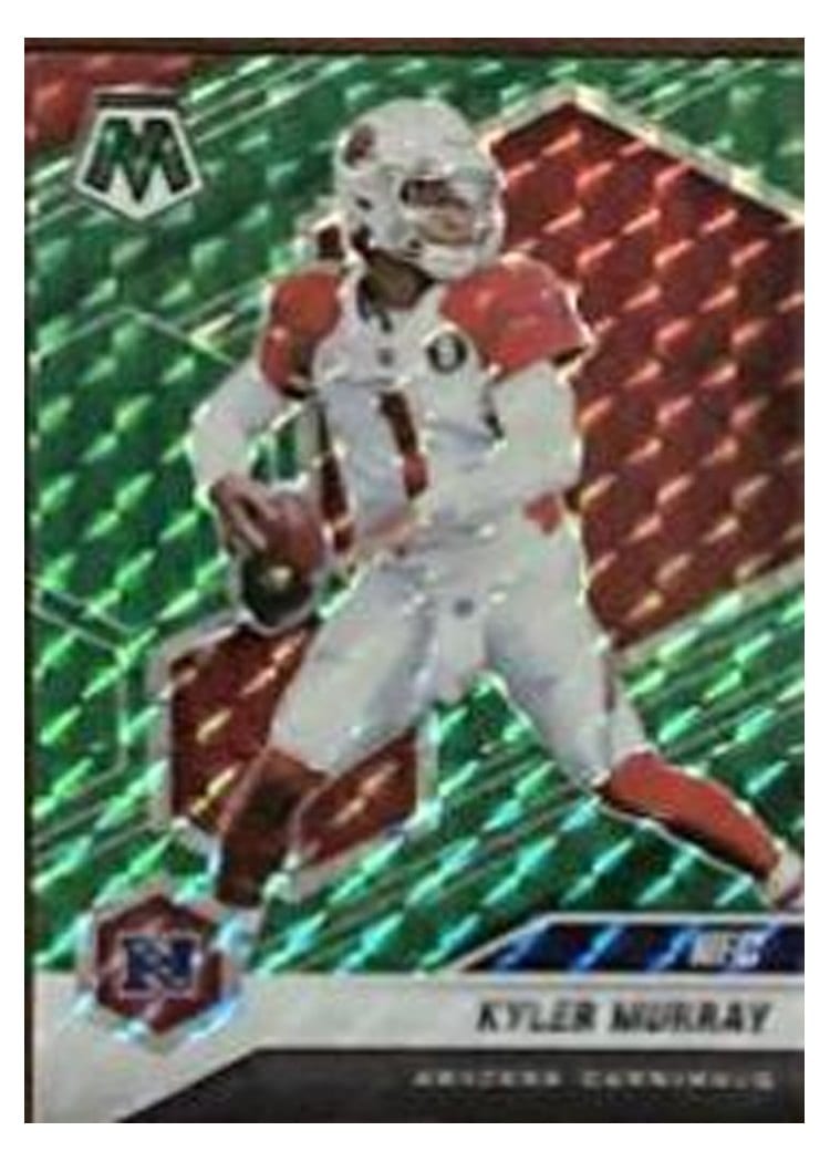 2021 Panini Mosaic Base Set Kyler Murray Green Fluorescent #204 card