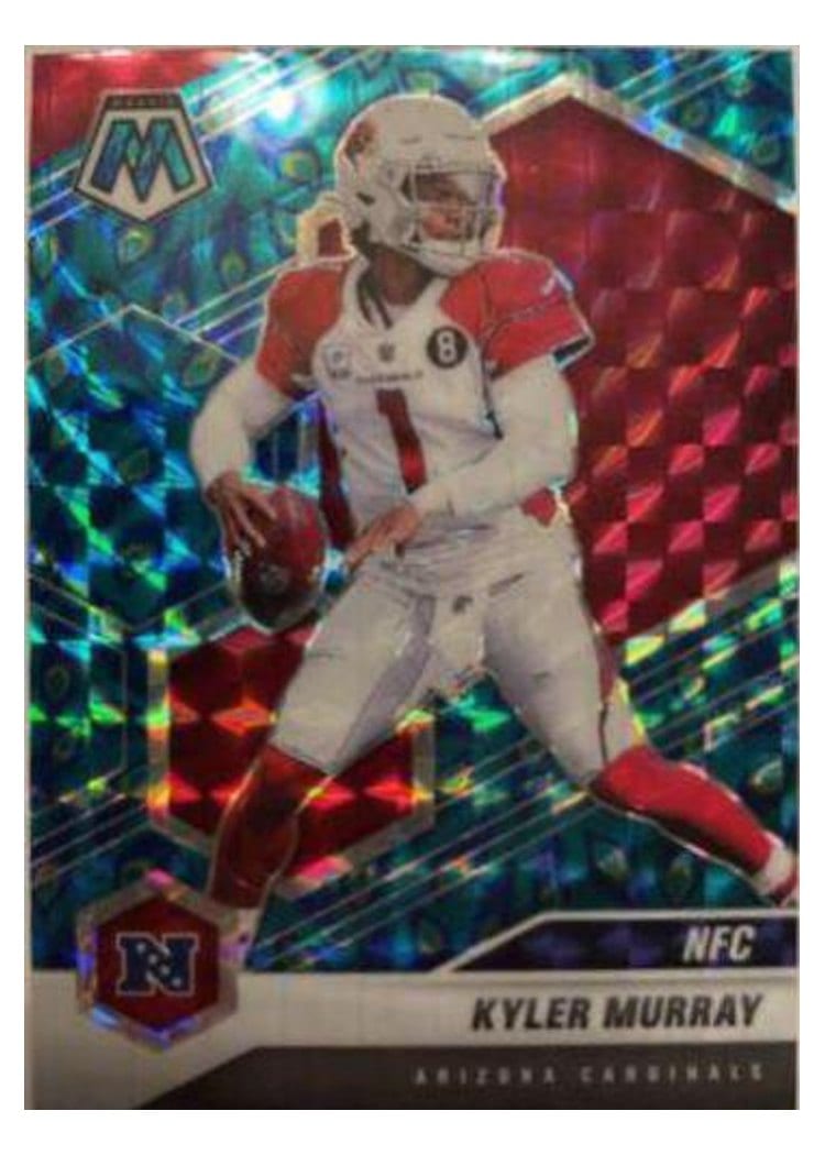 2021 Panini Mosaic Base Set Kyler Murray Choice Peacock Mosaic #204 card