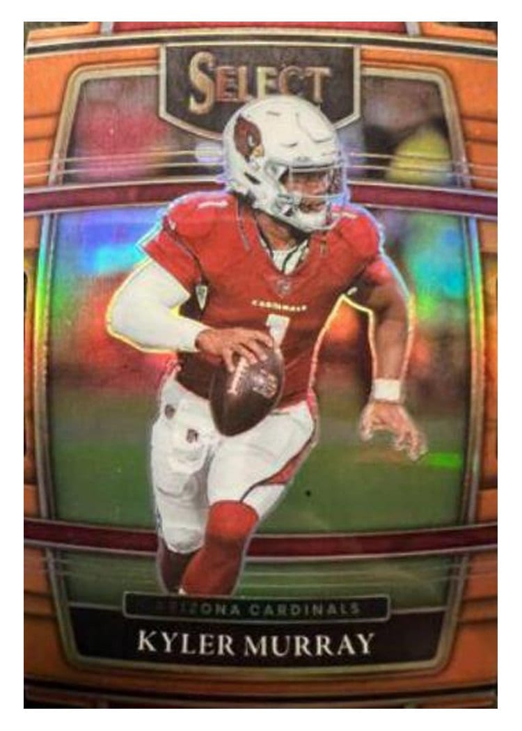 2021 Panini Select Base Set Kyler Murray Orange Die Cut #3 card