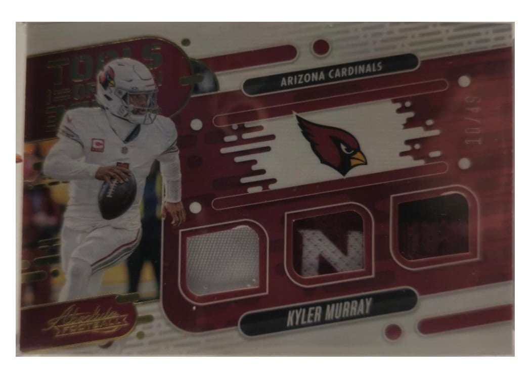 2024 Panini Absolute Tools of the Trade Triple Kyler Murray #TOTT-KMY card