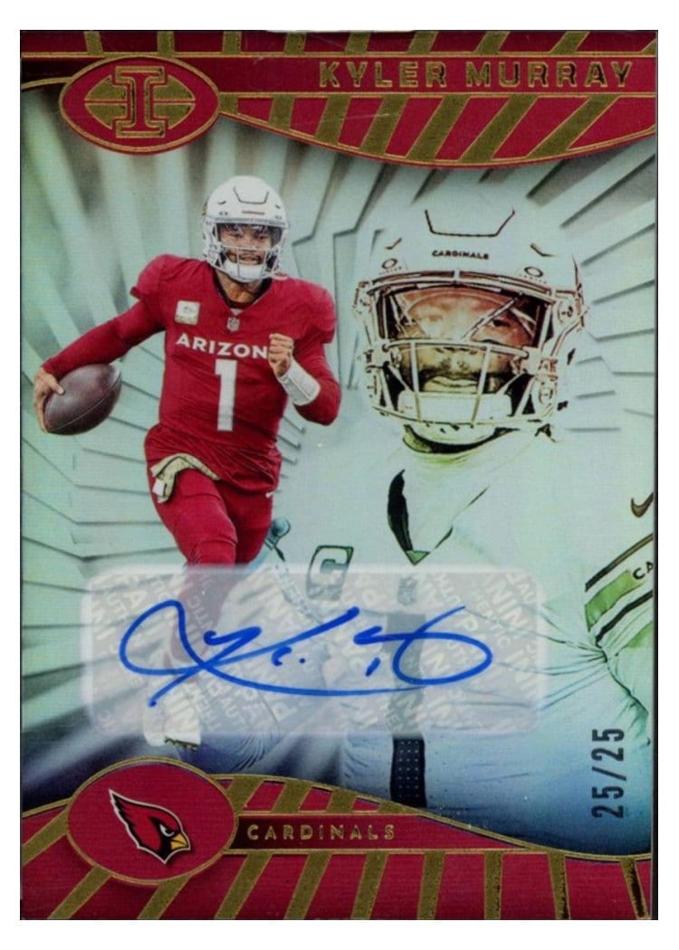2024 Panini Illusions Base Trophy Collection Signatures Kyler Murray #1 card