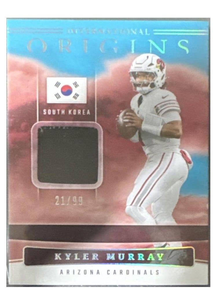 2025 Panini Origins International Origins Relics Kyler Murray #26 card