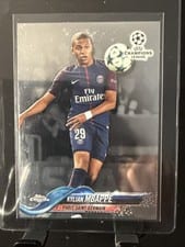2017 Topps Chrome UEFA Champions League Kylian Mbappe #41 card
