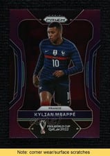 2022 Panini Prizm World Cup Kylian Mbappe #101 card