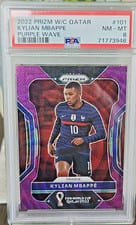 2022 Panini Prizm World Cup Kylian Mbappe #101 card