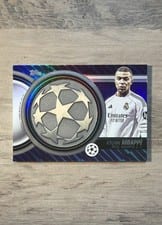 2025-26 Topps UEFA Club Competitions Starball Commemorative Relics Kylian Mbappé #SCR-KM