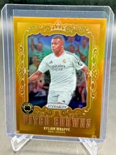 2025 Panini Prizm FIFA Club World Cup Pitch Crowns Kylian Mbappe #17