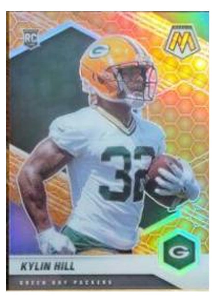 2021 Panini Mosaic Base Set Kylin Hill #374 card