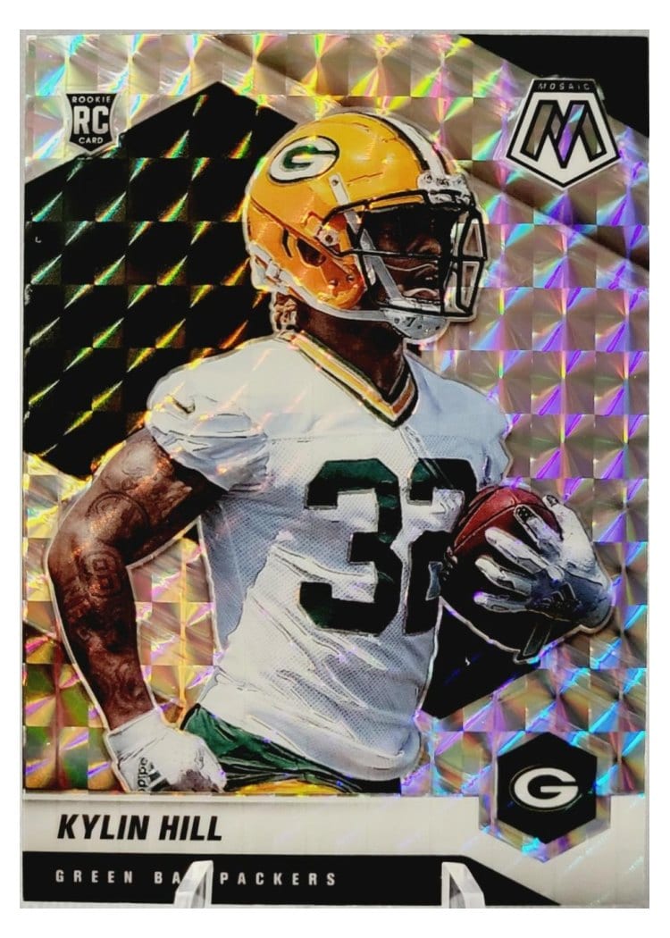 2021 Panini Mosaic Base Set Kylin Hill #374 card