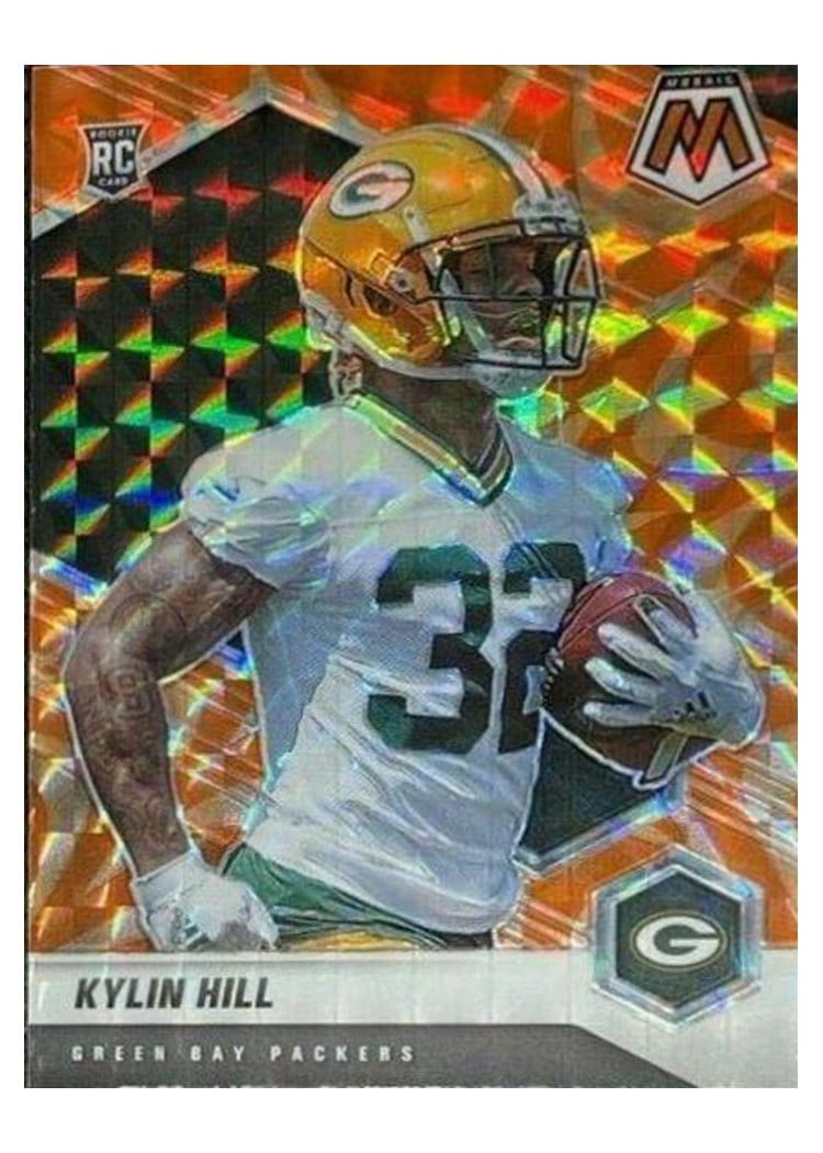2021 Panini Mosaic Base Set Kylin Hill #374 card