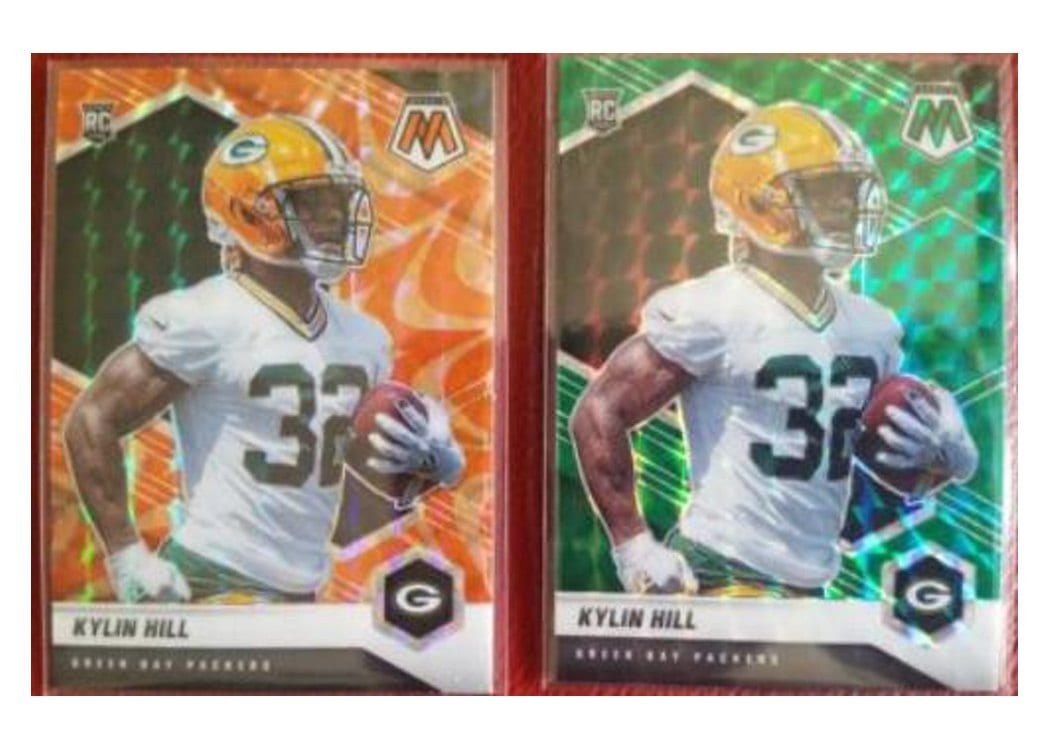 2021 Panini Mosaic Base Set Kylin Hill #374 card