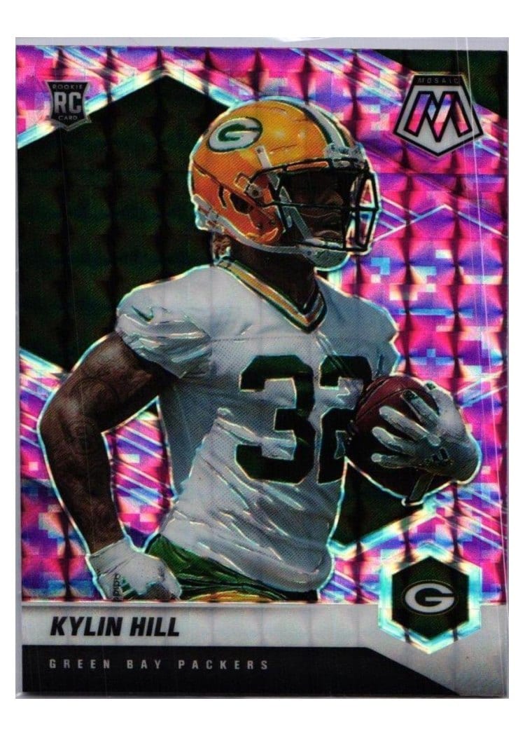 2021 Panini Mosaic Base Set Kylin Hill #374 card