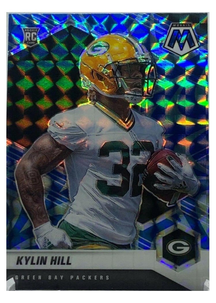 2021 Panini Mosaic Base Set Kylin Hill #374 card