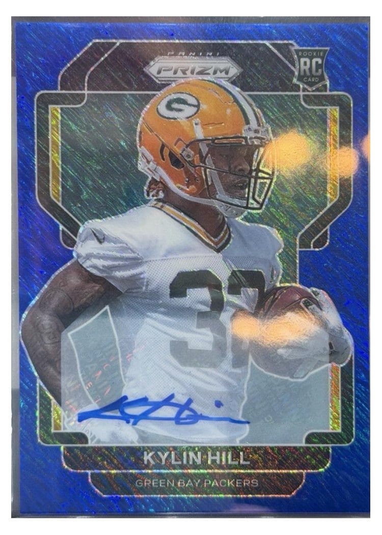 2021 Panini Prizm Base Set Kylin Hill #403 card
