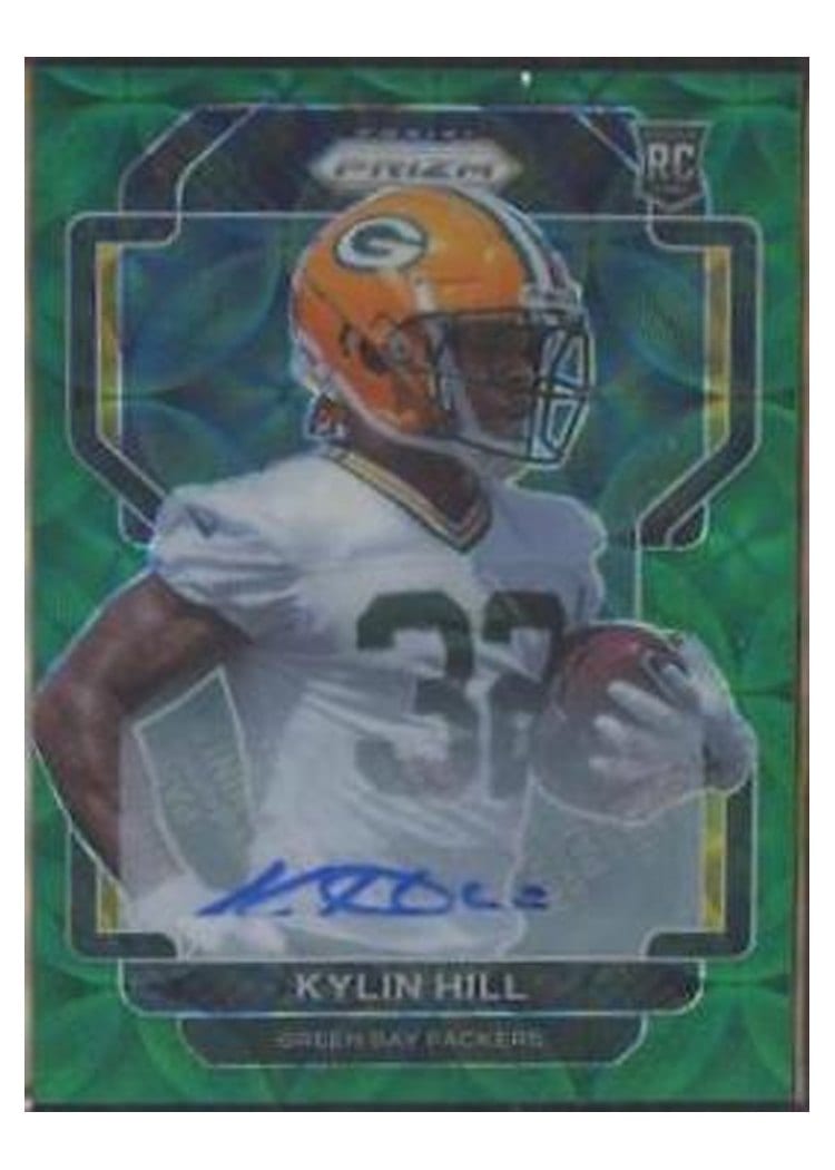 2021 Panini Prizm Base Set Kylin Hill #403 card