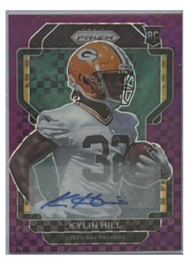 2021 Panini Prizm Base Set Kylin Hill #403 card