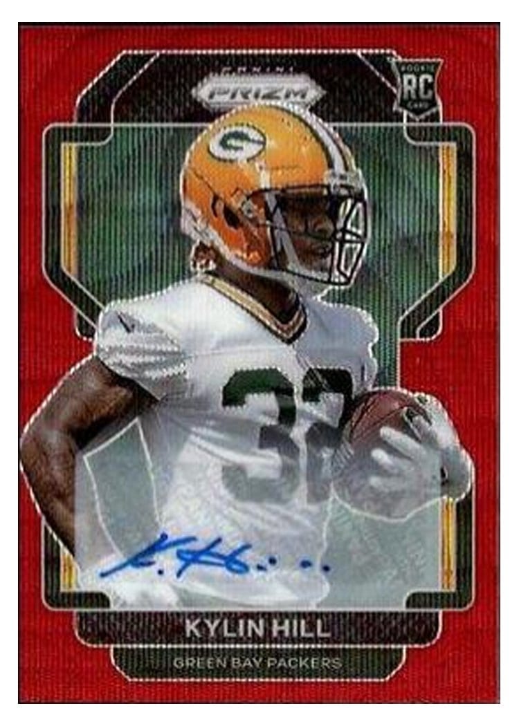 2021 Panini Prizm Base Set Kylin Hill #403 card