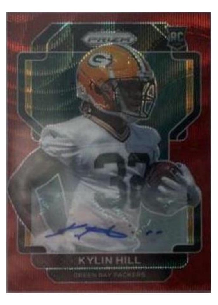 2021 Panini Prizm Base Set Kylin Hill #403 card