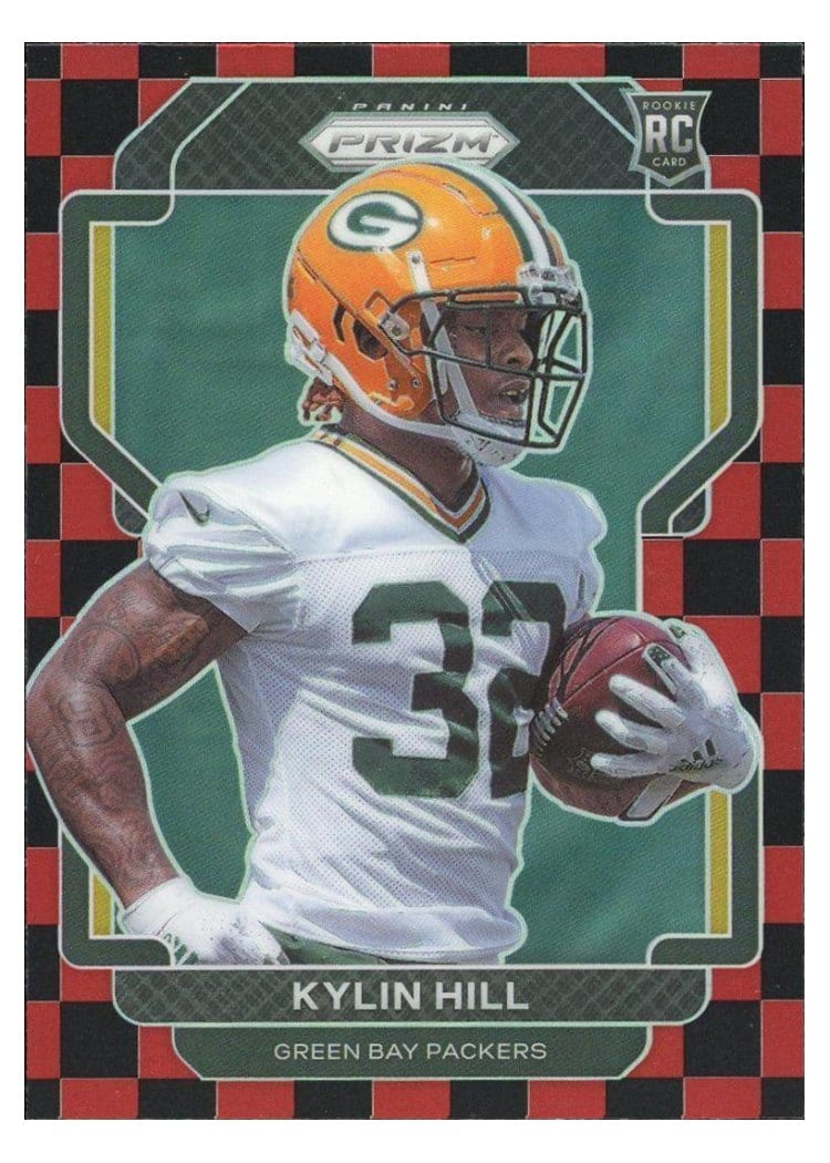 2021 Panini Prizm Base Set Kylin Hill #403 card