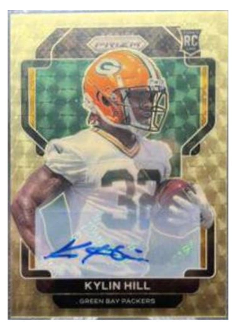 2021 Panini Prizm Base Set Kylin Hill #403 card