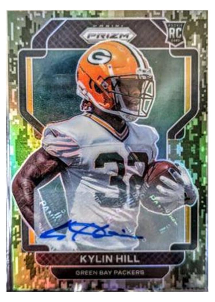 2021 Panini Prizm Base Set Kylin Hill #403 card