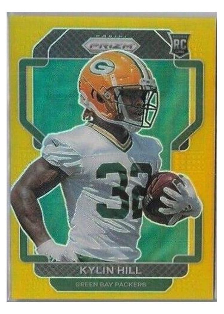 2021 Panini Prizm Base Set Kylin Hill #403 card