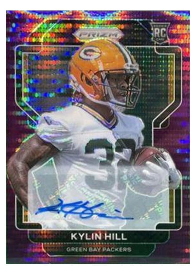 2021 Panini Prizm Base Set Kylin Hill #403 card