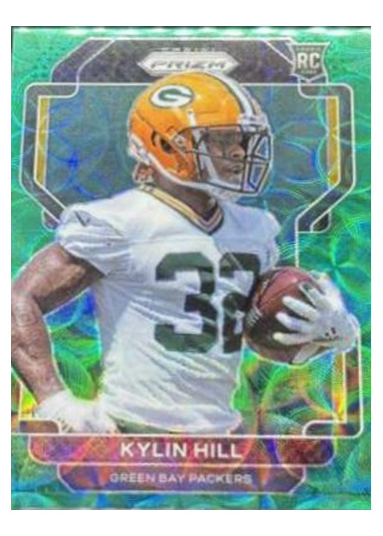 2021 Panini Prizm Base Set Kylin Hill #403 card