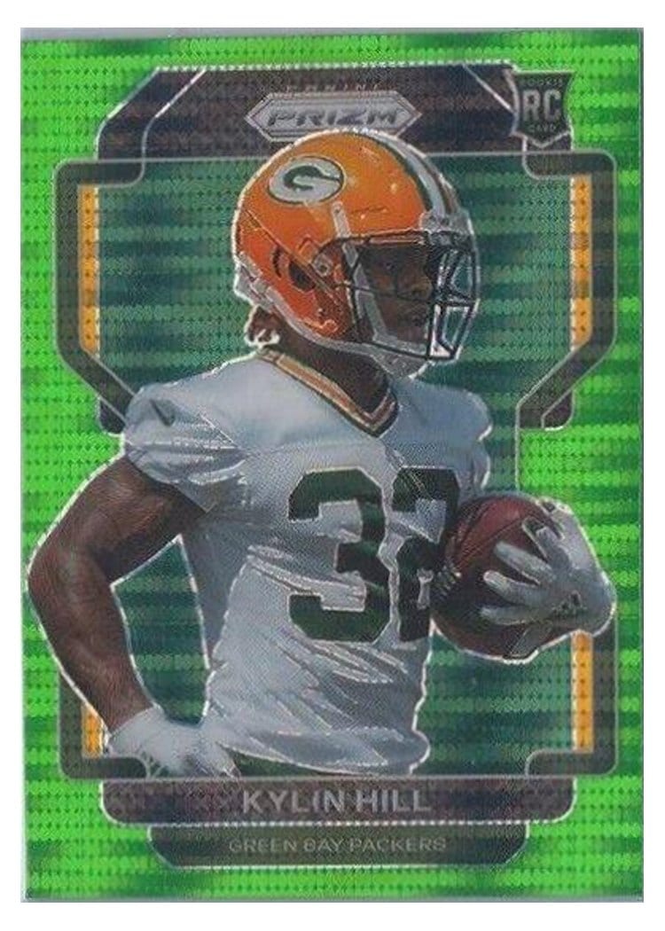 2021 Panini Prizm Base Set Kylin Hill #403 card