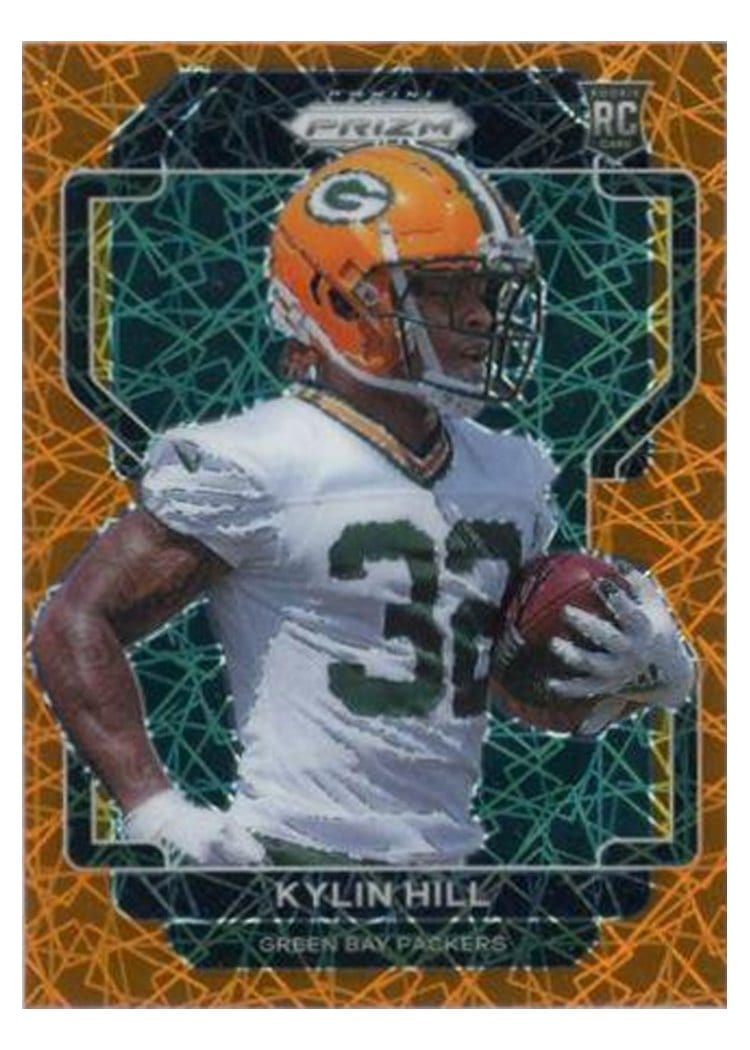 2021 Panini Prizm Base Set Kylin Hill #403 card