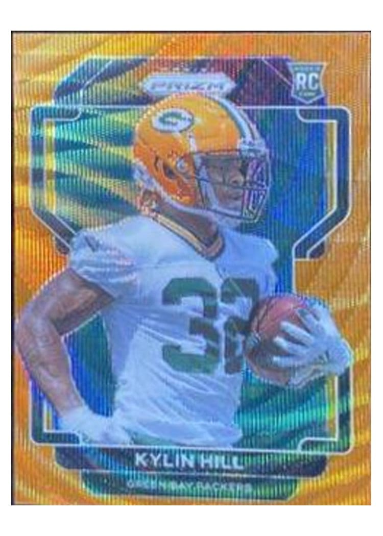 2021 Panini Prizm Base Set Kylin Hill #403 card